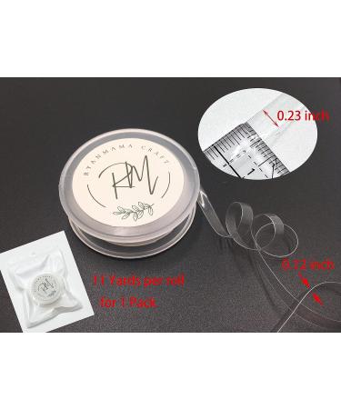 RYANMAMA Transparent Elastic Clear Strap for Lingerie & Swimwear - 0.23 inch (11 Yards) - Buy Online on SooperMarket.com
