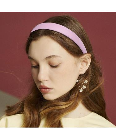 10 Pcs Vintage Non-Slip PU Leather Headband Set for Women & Girls - Multicolor Wide Hairbands | International Shipping Available - Buy Online on SooperMarket.com