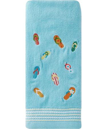 SKL HOME Flips & Flops 2 Pc Hand Towel Set - Blue | Saturday Knight Ltd - Buy Online on SooperMarket.com