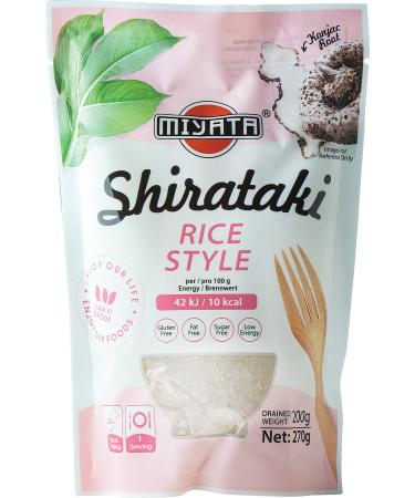 Miyata Shirataki Rice Style made from konjac flour 1 pack (1 x 270 g)