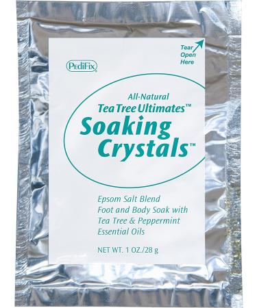 Pedifix Soaking Crystals Foot Bath - 6 Packets (1 oz. Each) - Hydrating and Relaxing Foot Soak - Buy Online on SooperMarket.com