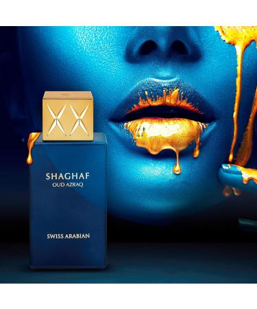 Swiss Arabian Shaghaf Oud Azraq Limited Edition - Luxury Products From Dubai - Long Lasting and Addictive EDP Spray Fragrance - Seductive Signature Aroma - Luxurious Scent of Arabia - 2.5 oz - Buy Online on SooperMarket.com