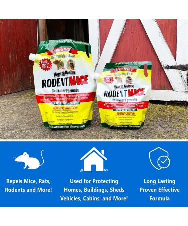 Natures MACE Rodent Repellent 6lb - Covers 1,000 Sq. Ft. - Repel Mice & Rats - Keep Home, Garage, Attic, and Crawl Space Rodent-Free - Safe for Children & Pets - 6lb Pack - Buy Online on SooperMarket.com