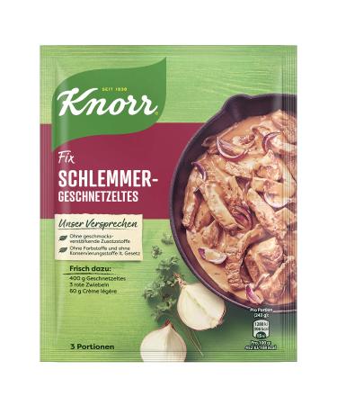 KNORR FILM SCHREAT MISS SCHLEMMER SCHIDETENT for a delicious meat dish without taste-reinforcing additives 43 g 1 piece 43 g (1 Pack)