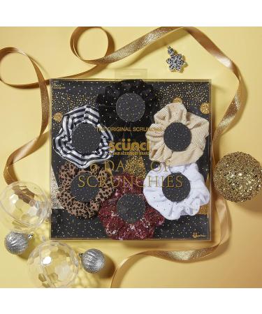 Six Days of Scrunchies Glamour Gift Set - Original Scrunchie with 6 Unique Designs in Presentation Box - Buy Online on SooperMarket.com