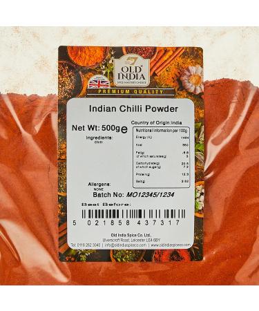 Old India Indian Chilli Powder 500g - Authentic Spice Blend for Culinary Delights - Buy Online on SooperMarket.com