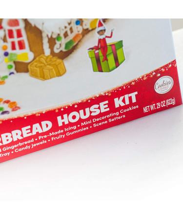 Elf on the Shelf Gingerbread House Kit - Complete Holiday Set - Easy Build - 29oz - 1.81 Pound - Buy Online on SooperMarket.com