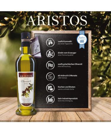 3-Piece Greek Olive Oil Gift Set | Bio Vinegar Extra Virgin Olive Oil & Black Tapenade | Aristos Wooden Look Gift Box - Buy Online on SooperMarket.com