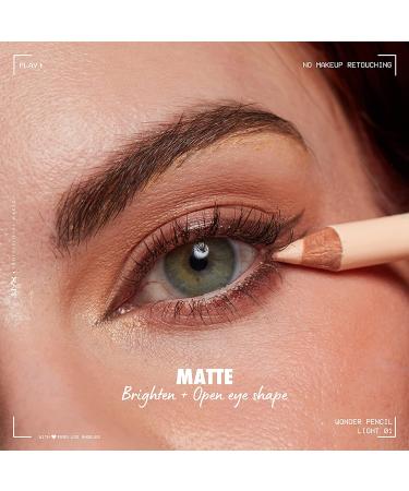 NYX Wonder Pencil Light 01 - Multi-Use Highlighter & Concealer Stick - Buy Online on SooperMarket.com