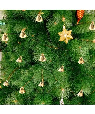 100PCS Small Gold Bells for Crafts - Mini Bells for Christmas Tree Pendants and Craft Making - Buy Online on SooperMarket.com