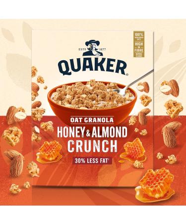 Quaker Honey and Almond Oat Granola 500 g (Pack of 5) - Buy Online on SooperMarket.com