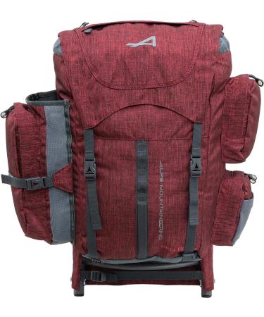 ALPS Mountaineering Rock 34L Backpack - Heather Red/Gray | 34 Liters - Buy Online on SooperMarket.com