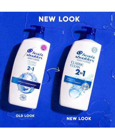 Buy Head and Shoulders 2-in-1 Dandruff Shampoo & Conditioner - Anti-Dandruff Treatment Classic Clean Paraben-Free 28.2 oz - Fast International Shipping - Buy Online on SooperMarket.com