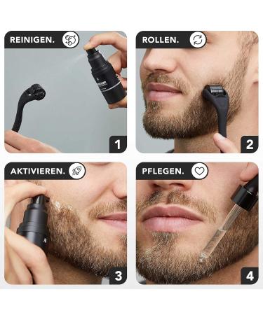 Anthony Brown Oil Beard Growth Kit | Money Back Guarantee | Tabed Effect for Enhanced Beard Growth | Bart Warser Men s Roller 0.5mm - Buy Online on SooperMarket.com