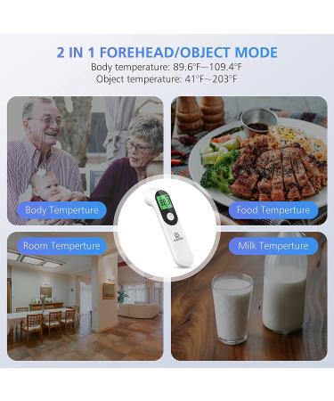 Comfier Touchless Forehead Thermometer - Fast & Accurate Infrared Digital Thermometer for Adults, Kids & Babies - Buy Online on SooperMarket.com