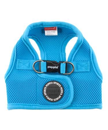 Puppia dog harness for small and medium -sized dogs - soft vest in many colors - also used as a puppy dishes - anti -anti -tanning crockery for dogs sky blue m m sky blue