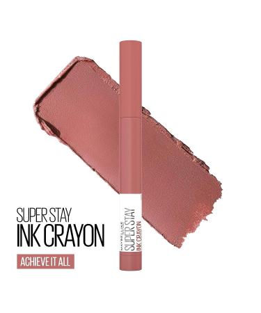 Maybelline Super Stay Ink Crayon Lipstick - Brown Nude, 0.04 oz - Longwear Matte Lip Crayon | 8Hrs Wear Time - Buy Online on SooperMarket.com