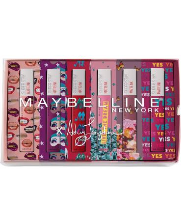Maybelline SuperStay Matte Ink Liquid Lipstick x Ashley Longshore Kit - 6 Shades 1.02 Fl Oz | International Shipping Available - Buy Online on SooperMarket.com