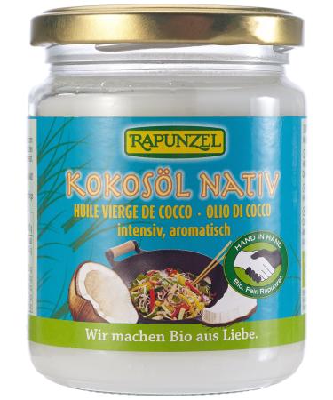 Rapunzel virgin coconut oil HIH 1 pack (1 x 216 ml) - Organic coconut oil 1 x 216 ml