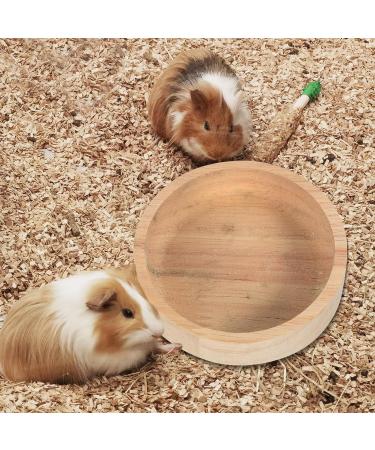 POPETPOP Hamster Food Bowl Bunny Food Bowls Pet Accessories Pet Feeder Hamster Supply Chinchilla Accessory Hamster Bowl Multifunction Gerbil Food Rack Guinea Pig Oak Rat Food Dish - Buy Online on SooperMarket.com