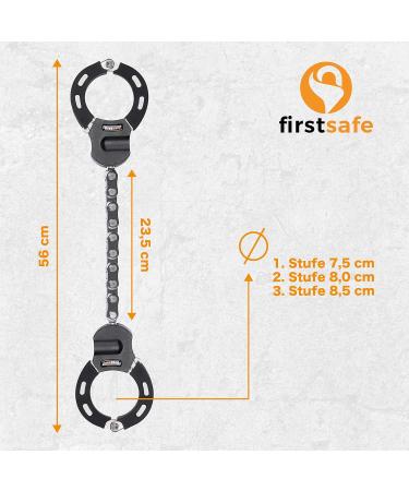 FIRSTSAFE E Scooter Castle - Theft-Proof Handpage Lock for e-Bikes & E-Scooters | Silicone Protection Against Scratches | High-Security Bicycle Lock - Buy Online on SooperMarket.com