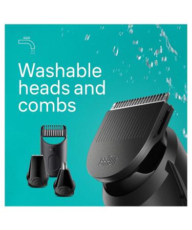 Braun Series 3 3470 All-in-One Style Kit for Men - 7-in-1 Trimmer with Ultra-Sharp Blade, 40 Length Settings, and Washable Design - Buy Online on SooperMarket.com