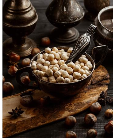NUTILLIUS Premium Roasted Hazelnuts 1Lb Resealable Bag - Gluten Free, Vegan, GMO Free, Kosher Certified, Healthy Snack - 13-15mm Size - Buy Online on SooperMarket.com