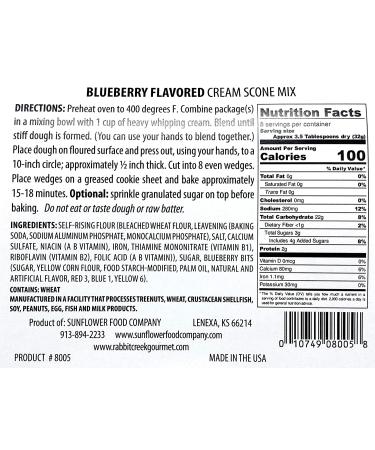 Rabbit Creek Scone Mix Variety Pack - Blueberry & Cherry Almond Cream (2 Pack) - Buy Online on SooperMarket.com