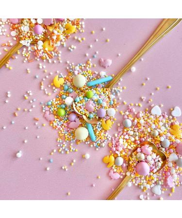 Easter sprinkles for cakes cupcake edible toppers sprinkle mix blend lilac pink yellow bunny pearls party decoration baking biscuits cake topper balls chocolate balls HOPPY EASTER - Buy Online on SooperMarket.com