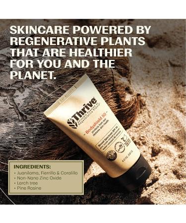 Thrive Natural Body Mineral Sunscreen SPF 50 - Reef Safe, Vegan, Water Resistant, 5.8 oz - Buy Online on SooperMarket.com