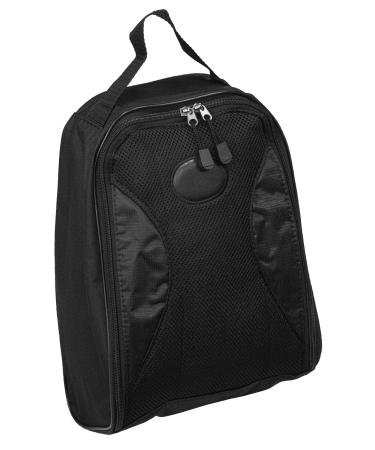 Longridge eze golf shoe bag - black
