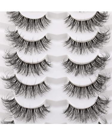 Geeneiya 5D15 Wispy Fluffy False Eyelashes - 7 Pairs (16mm) - Buy Online on SooperMarket.com