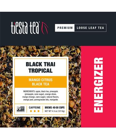 Tiesta Tea Premium Black Thai Tropical Loose Leaf Tea - 4.5 oz - Buy Online on SooperMarket.com