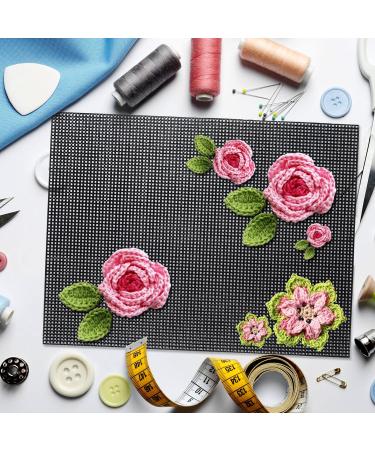 30 Pack 7 Count Black Plastic Mesh Canvas Sheets for Embroidery & Crafting - Buy Online on SooperMarket.com