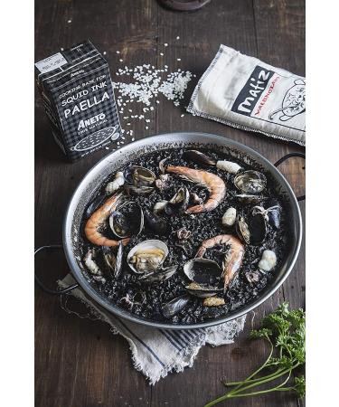 Matiz Valenciano Paella Rice 2.2 lbs - Traditional Spanish Medium-Grain | Ideal for Risotto, Paella, Seafood Dishes | Natural Flavor | Soy & Gluten Free - Buy Online on SooperMarket.com