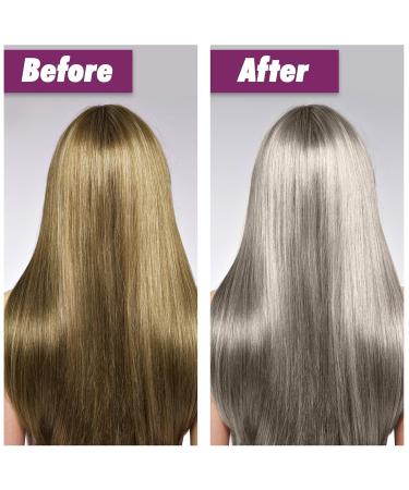 BELLISSO Purple Shampoo, Conditioner & Hair Mask Set - Sulfate-Free Salon Grade Formula for Platinum, Silver & Grey Hair - Hydrating Toner for Shimmer Correction - Buy Online on SooperMarket.com