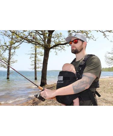 Alpha Six Baby Carrier - Tactical Black | All Day Comfort for Infants and Toddlers - Buy Online on SooperMarket.com