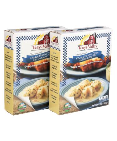 Teays Valley Old Fashioned Chicken Flavored Gravy and Dumpling Mix Pack of 2