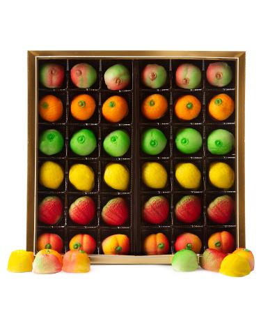 Oh! Nuts Premium Marzipan Candy Fruits - 36pcs | Holiday Marzipan for Birthday  Anniversary  Corporate Gift Tray in Elegant Box | Gourmet Gift Snack Idea for Women & Men 36 Pieces - Buy Online on SooperMarket.com