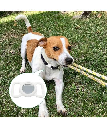 Vagocom 4 Pack Pet Collar Holder for Apple Airtag GPS Anti-Lost Silicone Tracker Case for Dog Cat Collar Holder Protective Case for Air Tag(Black) - Buy Online on SooperMarket.com