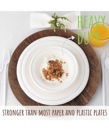 Brheez 16oz Disposable Paper Bowls - Pack of 60 | Compostable & Biodegradable Sugarcane Fiber Bowls | Eco-Friendly Alternative - Buy Online on SooperMarket.com