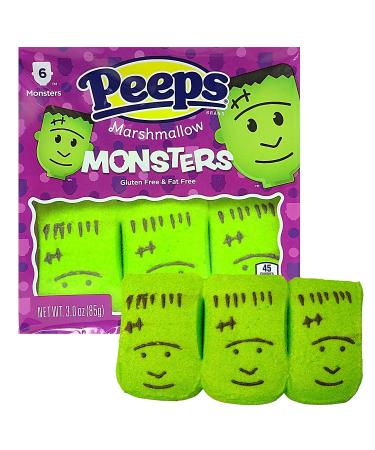Peeps Marshmallows Candy Halloween Spooky Shaped  Sugar Coated Candy Character Shaped Marshmallow  Pack of 5  32 Pieces - Buy Online on SooperMarket.com