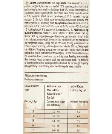 Venandi Animal Premium Cat Food - Salmon Grain-Free Fresh Fish Dry Food - 300g Pack - Buy Online on SooperMarket.com