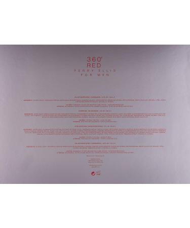 Perry Ellis 360 Red 4 Piece Gift Set (3.4oz/100ml Eau de Toilette 3oz Shower Gel 3oz After Shave Balm 0.25oz Eau de toilette Spray) - Buy Online on SooperMarket.com