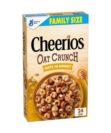 Cheerios Oat Crunch Oats & Honey Breakfast Cereal 24 oz