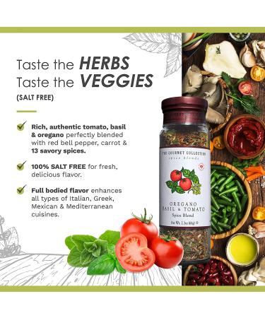 The Gourmet Collection Oregano Basil Tomato Spice Blend - 156 Servings - Buy Online on SooperMarket.com
