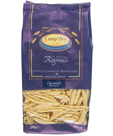Camp'Oro Le Regionali Italian Pasta, Cavatelli, 17.6 Ounce (Pack of 16)