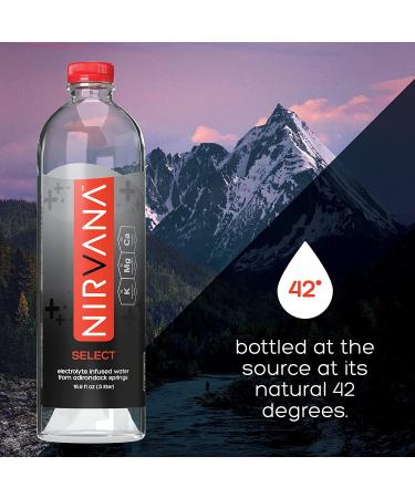 Nirvana Select Premium Natural Spring Water with Electrolytes - 0.5L Bottle (12 Pack) - Buy Online on SooperMarket.com