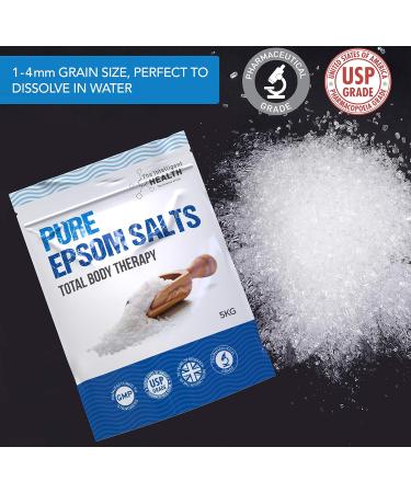 Pure Epsom Salts 5 kg | Magnesium Sulphate Bath Salt - Pack of 1 - Buy Online on SooperMarket.com