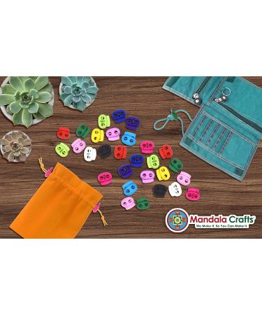 Mandala Crafts Cord Lock Fastener for Drawstrings & Shoelaces - 20 PCs White 0.85 Inch - Buy Online on SooperMarket.com